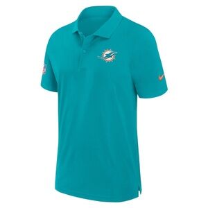 Miami Dolphins Nike Dri-Fit Performance Polo - Aqua